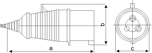 工業(yè)插頭-013L-4尺寸圖 工業(yè)插頭-013L-4尺寸圖