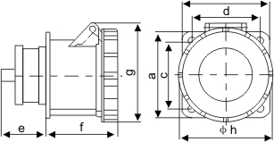 新型工業暗裝插座-3332