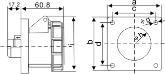新型工業暗裝插座-3132 新型工業暗裝插座-3132