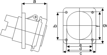 工業插座尺寸圖 工業插座尺寸圖